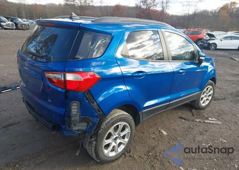 2019 Ford Ecosport Se из США, поврежденный, VIN MAJ6S3GL1KC299530